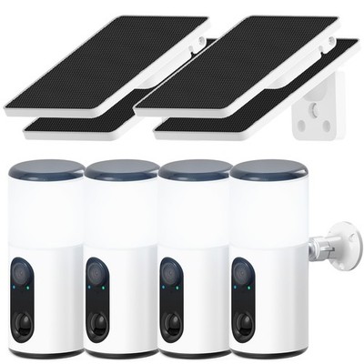 ANRAN 3MP Wireless Solar Powered Security Cameras Outdoor Home IP65 WiFi Home IR