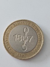GB Two Pound Coin 2007 Abolition of The Slave Trade