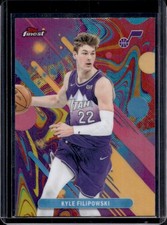 2025-26 Topps Finest Kyle Filipowski Common Oil Spill Refractor #72 Jazz