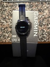 Garmin Epix Pro Gen 2 Sapphire 47mm Carbon Gray Titanium GPS Watch Complete Box