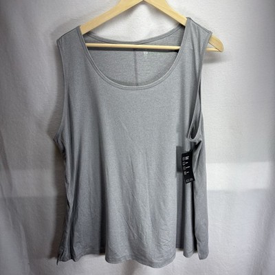 IDEOLOGY Plus Active Wear Tank Top Gray Size 3X  NWT