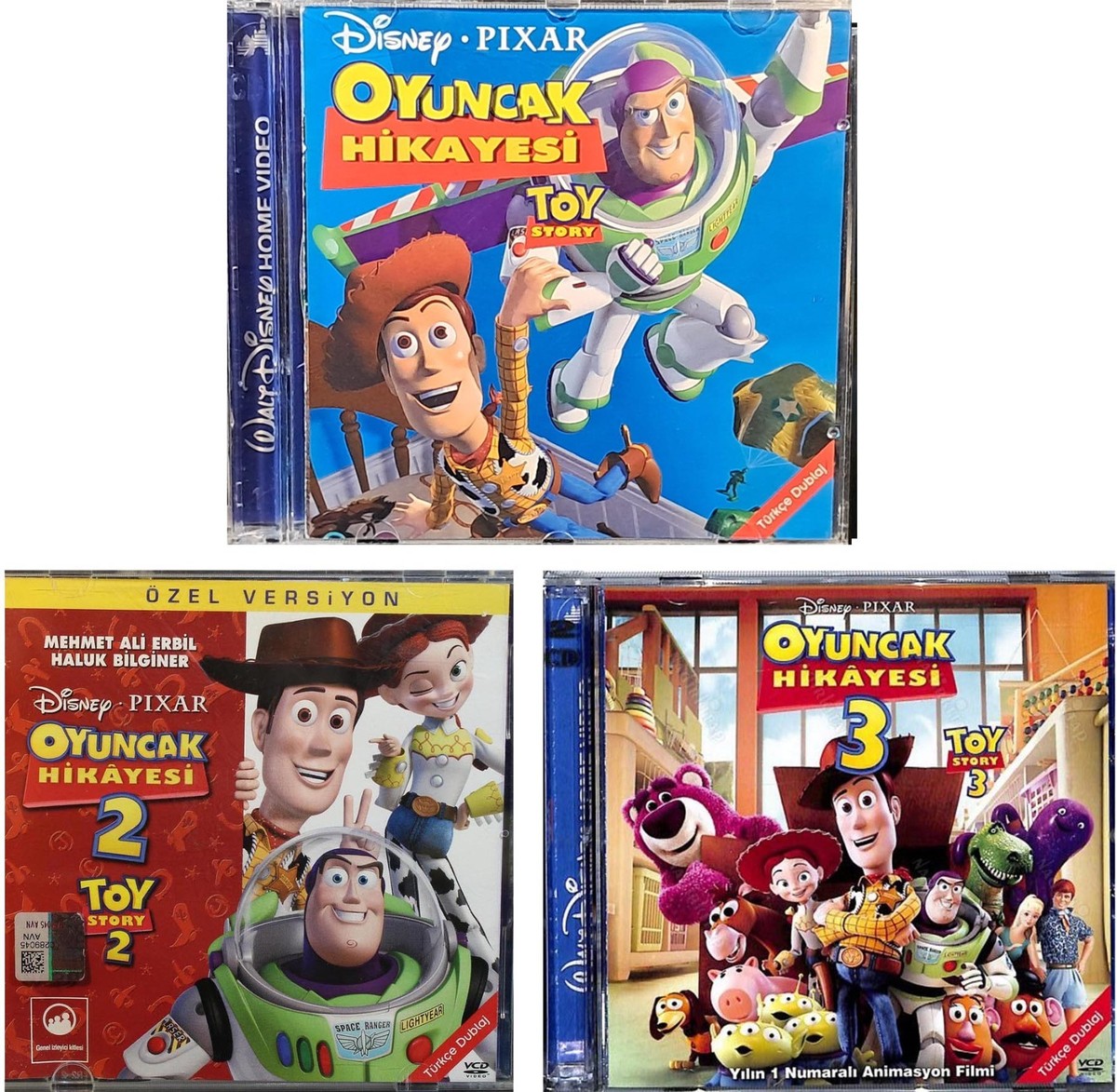 VCD Toy Story Trilogy Turkish DUB Video CD Movies | eBay