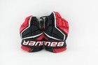 Bauer Vapor 3X Pro Ice Hockey Gloves Black/Red/White Junior Size 10 (0410-9321)