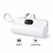 Acquista QGeeM 20W Mini Power Bank 5000mAh PowerBank QC PD ricarica rapida per iPhone 14 13 12 batterie esterne caricabatterie portatile per Samsung Xiaomi in Italia a partire da 48