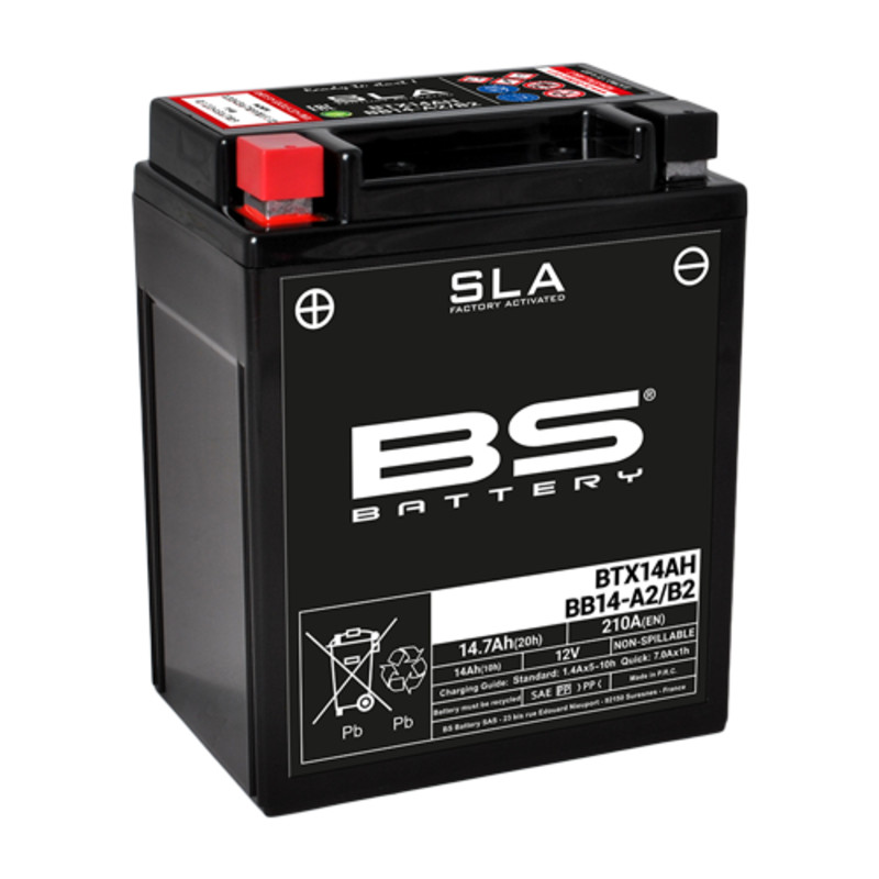 Batterie moto BB14-A2 BS Battery pour un démarrage fiable en hiver