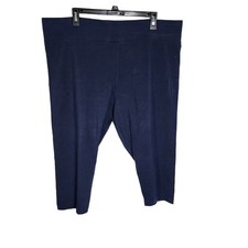 LOGO Layers Lori Goldstein Leggings 2XP Petite Knit Crop Elastic Waist Pull On