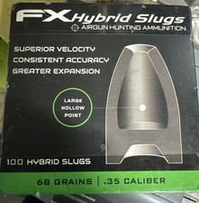 FX Hybrid Slug .35 ,68 gr-100 Ct NEW