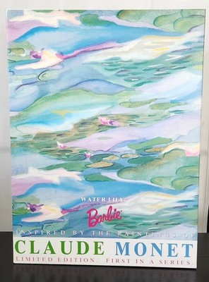 Claude Monet Water Lilly Barbie Mattel 17783 Limited Edition NRFB