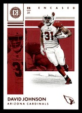 2017 PANINI ENCASED DAVID JOHNSON 12 MINT FOOTBALL ARIZONA CARDINALS