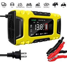 10a Battery Charger For Lifepo4 Lead Acid Agm 12v 24v Smart Car Truck Maintainer