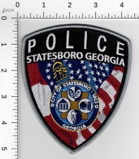 STATESBORO  GEORGIA ^^^ COLLECTIBLE POLICE EMBROIDERED NICE LOOKING PATCH