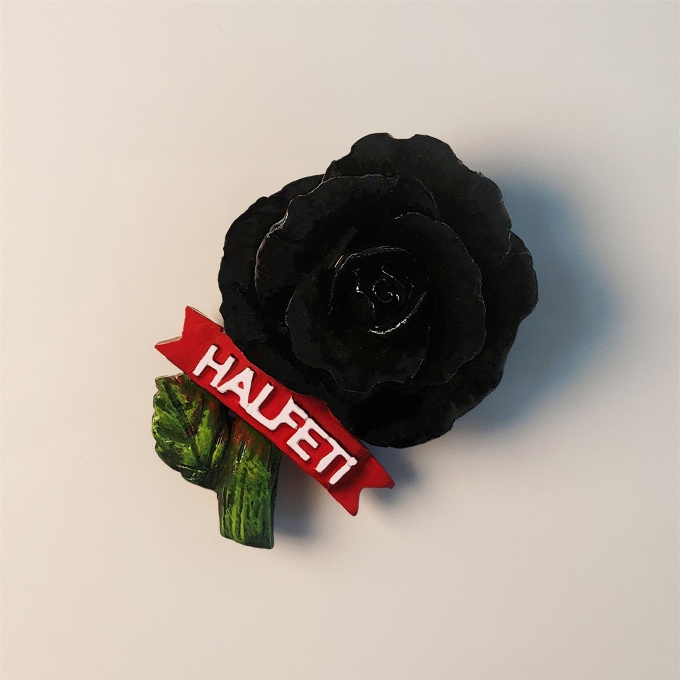 Turkey Halfeti Black Rose Tourist Souvenir 3D Resin IDEA Fridge Magnet ...