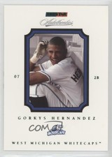 2007 TRISTAR Autothentics Green 164/250 Gorkys Hernandez #7 0a3