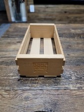 Napa Valley Wooden 12 Cassette Storage Crate Box Holder