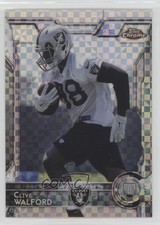 2015 Topps Chrome Rookies Retail X-Fractor Clive Walford #156 p6c