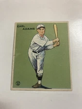 1933 big league GOUDEY Earl Adams no creases #213 Clean Back Cincinnati Reds JJS