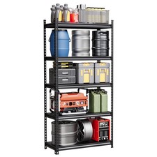 Garage Shelving Unit, Adjustable Steel Utility Storage Rack with Metal Shelves