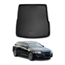 Kofferraummatte Kofferraumwanne für Audi A6 Avant Allroad C6 2004-2011 Gummi TPE