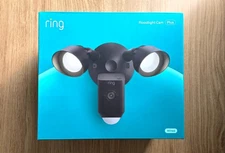 Ring - Floodlight Cam Plus Outdoor Wired 1080p Surveillance Camera - Black