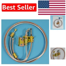 Versatile 24" Natural Gas Pilot Assembly with Copper Thermocouple for Heaters