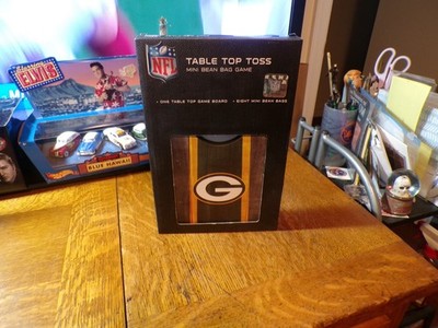 GREEN BAY PACKERS MINI TABLE TOP TOSS BEAN BAG GAME [LOWEST ON EBAY] B/NEW FR SH