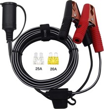 12V Cigarette Lighter Extension Cord Cable 6FT Heavy Duty DC Power Socket Plug