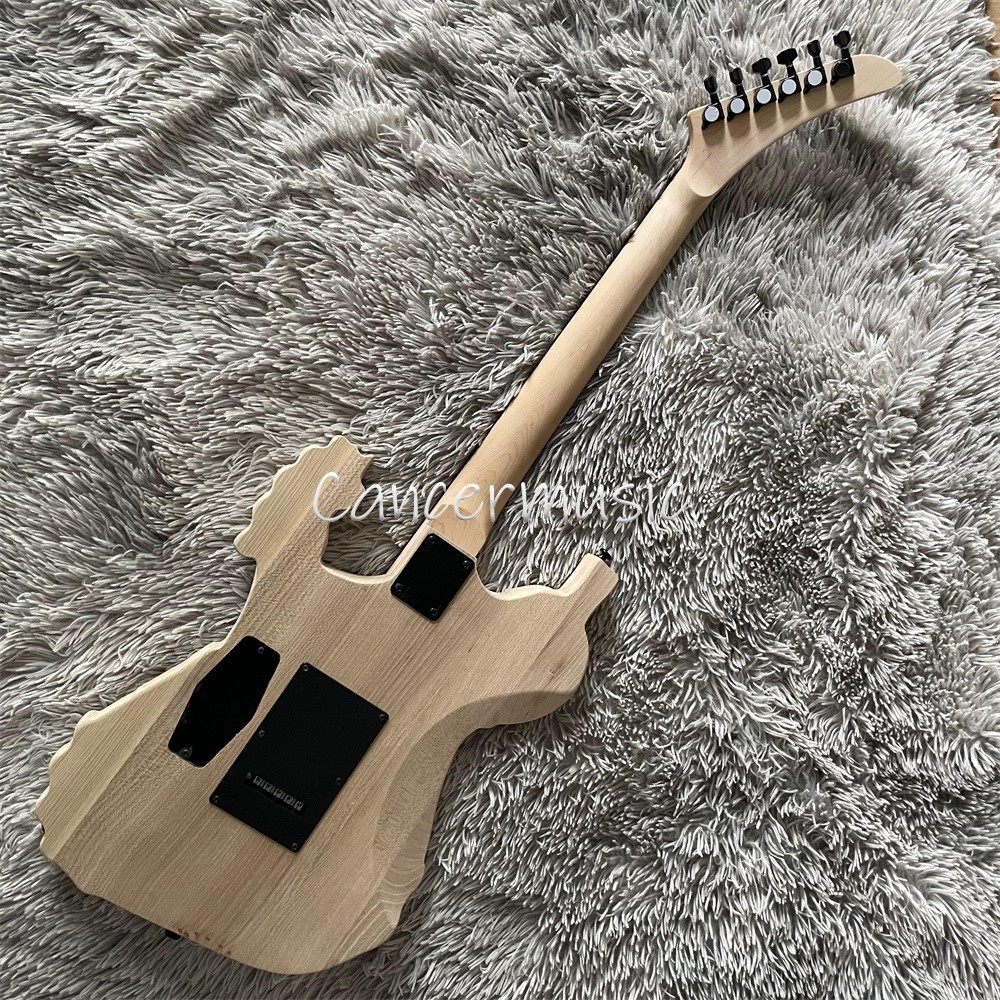 6 String J. Frog Electric Guitar Skull N Bones George Lynch Black