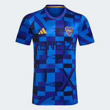 BOCA JUNIORS 25/26 PREMATCH JERSEY SPONSORLESS - ADIDAS JP1846