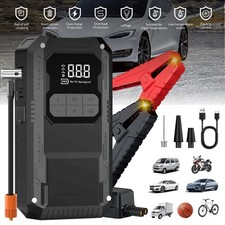 99800mah Portable Jump Starter With Air Compressor 150psi 12v Car Battery Jump