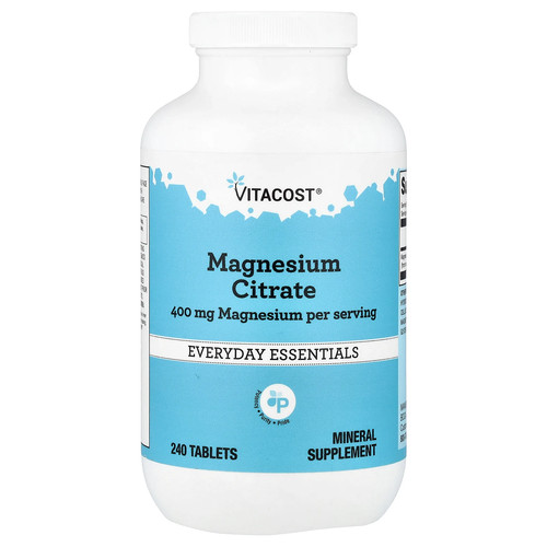 Magnesium Citrate, 240 Tablets (200 mg per Tablet)