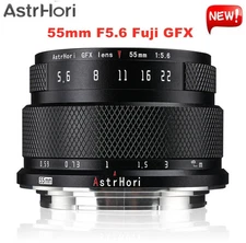 AstrHori 55mm F5.6 Medium Format Manual focus Lens For Fujifilm Fuji GFX Camera