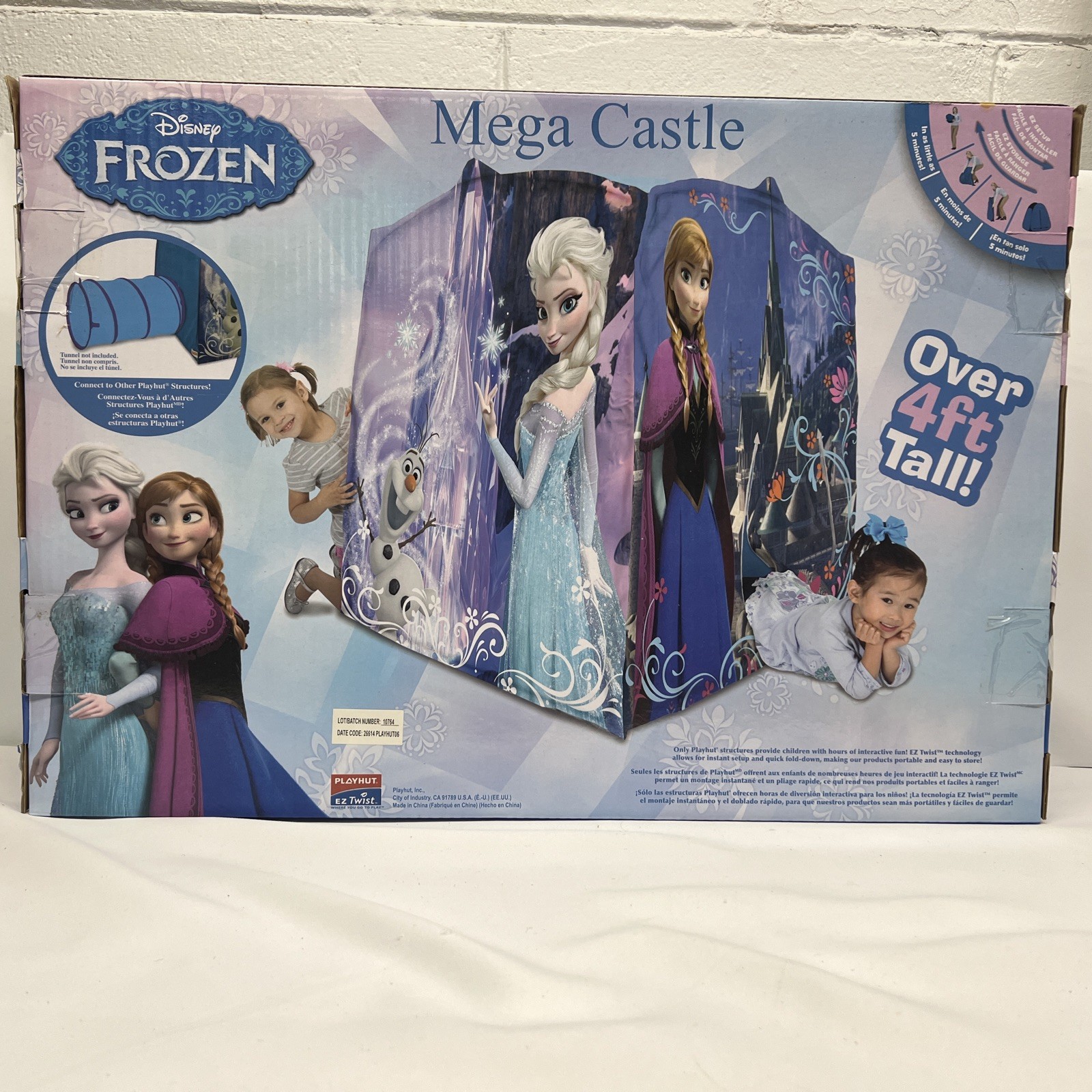 Disney Frozen Mega Castle NIB Over 4 Feet Tall Playhut Structure