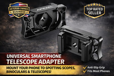 Cell Phone Telescope Adapter   Universal Phone Holder for Scope  Binocular