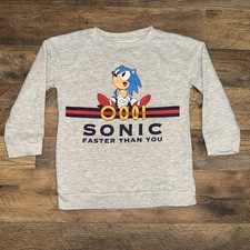Sonic The Hedgehog Boys Size XS Pull Over Sweater