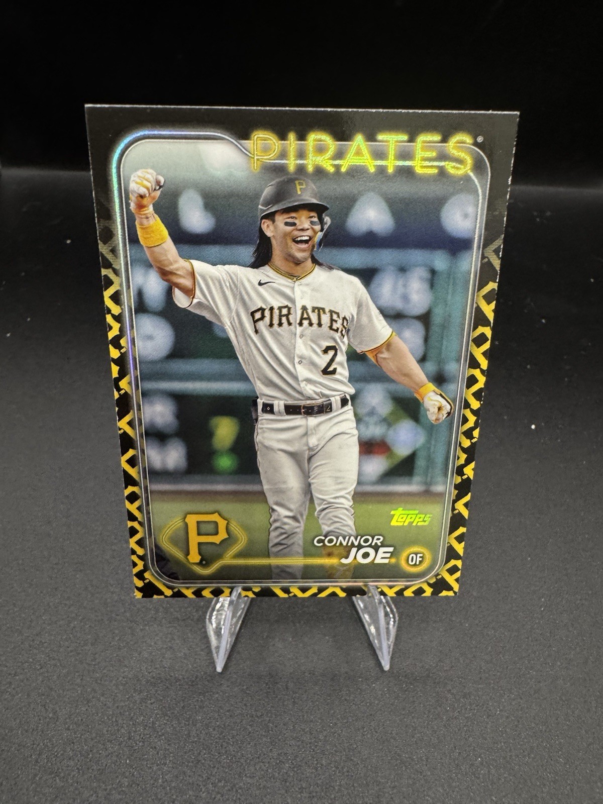 2024 Topps Series 1 - Connor Joe #303 Team Color Border Pittsburgh Pirates