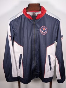 US Martial Arts National Team Member Jacket Full Zip Martial Arts Sz L USA