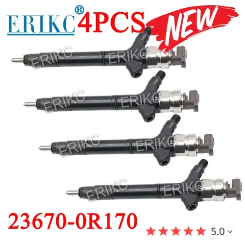 4PCS 23670-0R170 Diesel Fuel Injector for Toyota Corolla Verso Verso 2.2 2AD-FTV