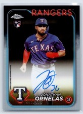 2024 Topps Chrome JONATHAN ORNELAS Rookie Refractor ON-CARD AUTO /499 #RA-JO