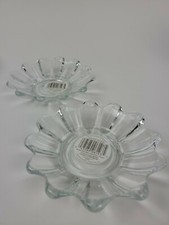 Celestial candle holder. Indiana Glass# 6193 Made in USA Set of 2