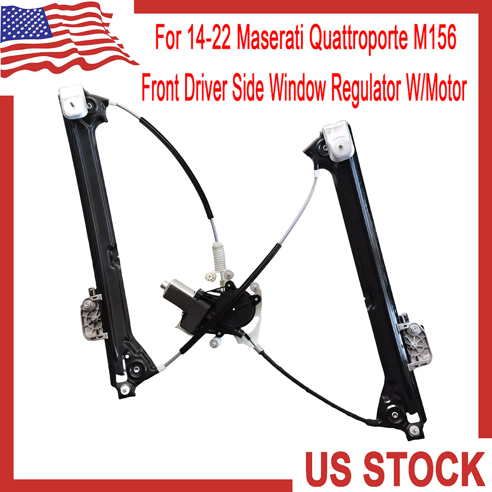 Power Window With Motor Front Left For Maserati Quattroporte M156 Ghibli M157