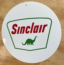 Sinclair Logo Aluminum Metal Sign 12"