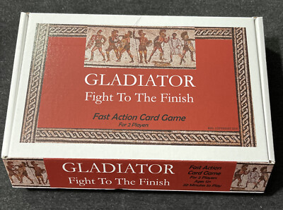 Gladiator Fight To The Finish Card Game Kickstarter Exclusive #4 Of 250