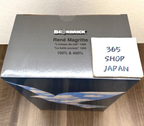 BE@RBRICK René Magritte 1965 100％ & 400% Rene Magritte Medicom Toy BearBrick