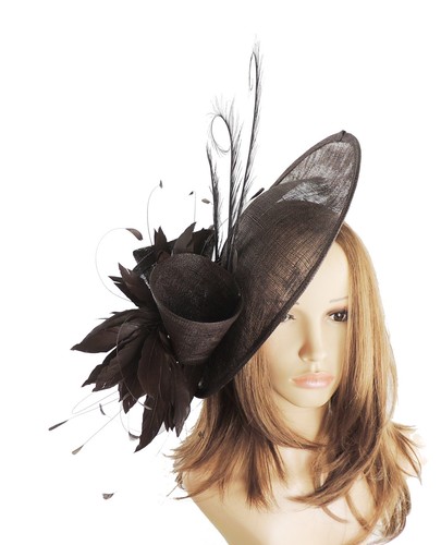 Chocolate Brown Fascinator Hat For 