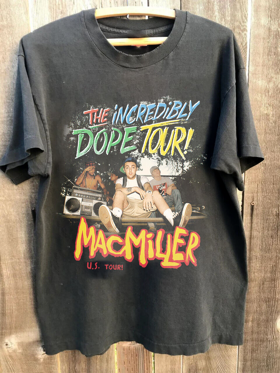 Mac Miller The Incredibly Dope Tour Short Unisex T-Shirt Cotton 