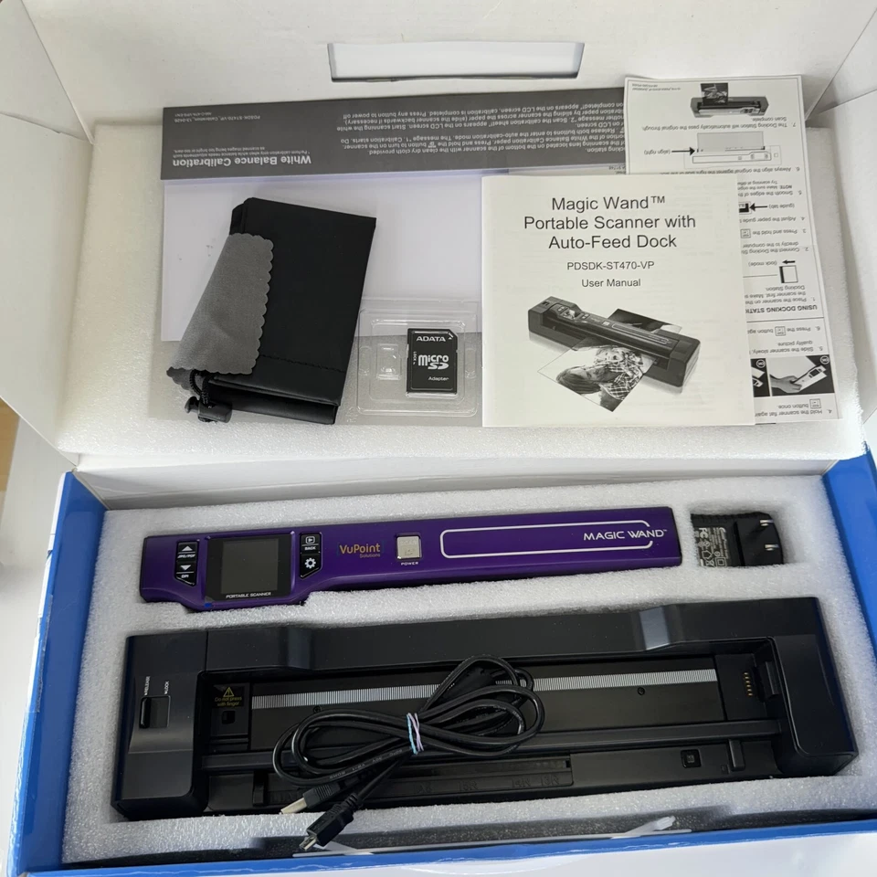 VuPoint Magic Wand PDSDK-ST470-VP Handheld Scanner Black Digital 1200x1200 DPI - Image 3 of 4