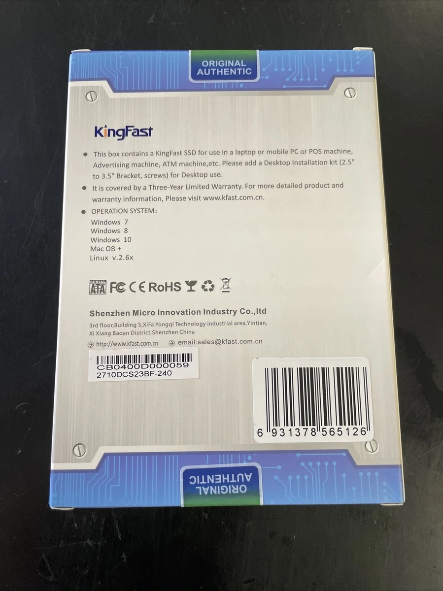 Kingfast hotsell ssd 240gb
