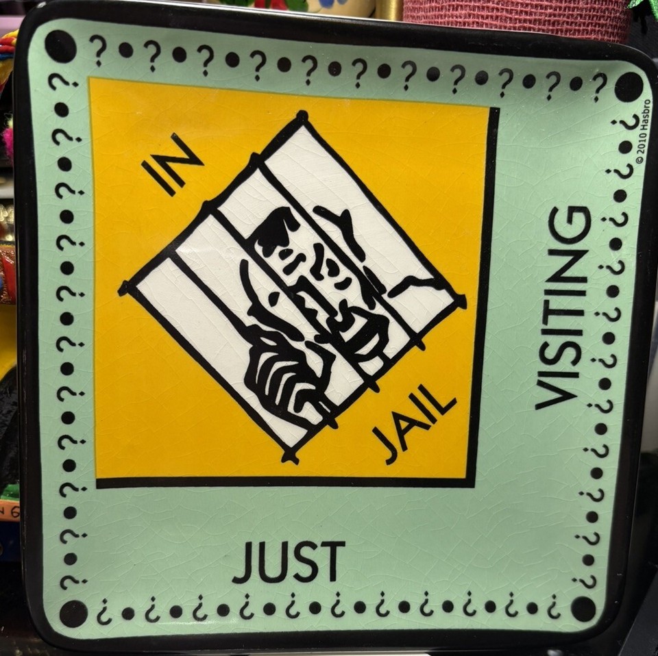 5 Monopoly Plates Memory Company LLC Copyright 2010 eBay