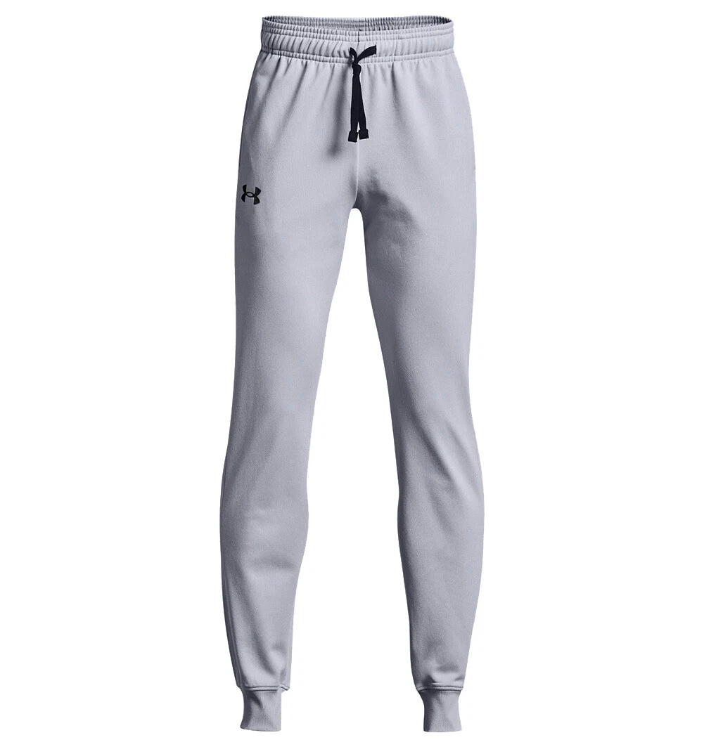 Under Armour Youth boys Brawler 2.0 Tapered Pants , Mod Gray (011)/White