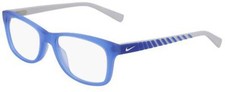 NEW KIDS NIKE 5509 417 Matte Pacific Blue  White Eyeglasses 48/17/130